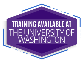 A clickable button that says: Training available at the University of Washington.